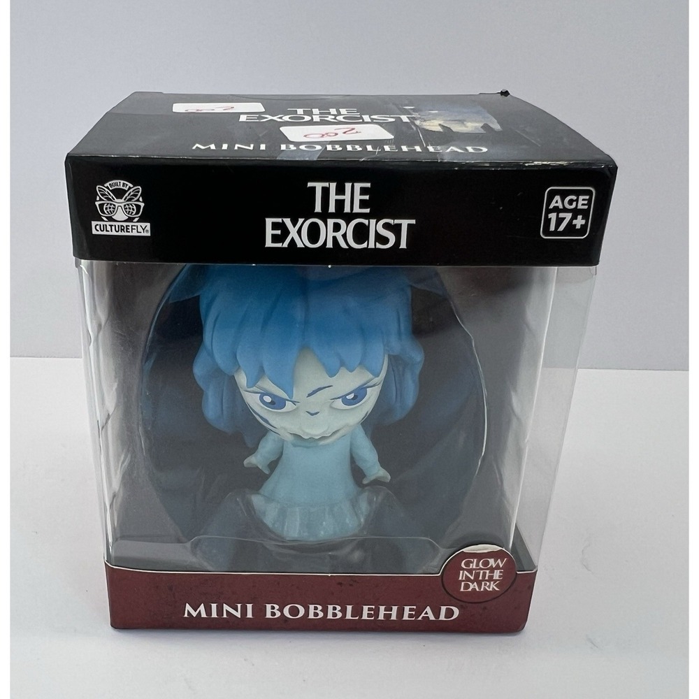 THE EXORCIST Regan Glow In Dark Mini‎ Bobblehead Culturefly HORROR Linda Blair